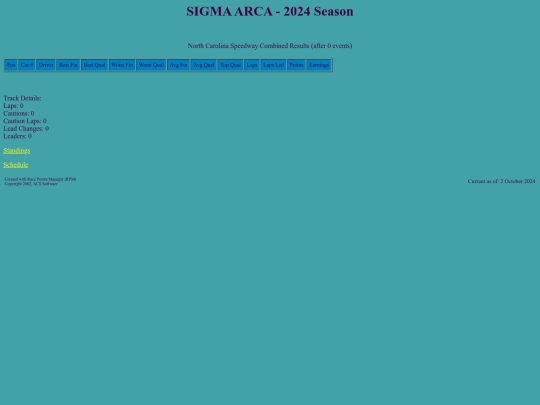 2024 SIGMA ARCA/track_rockingham screenshot