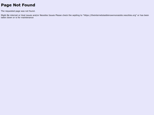 not_found screenshot