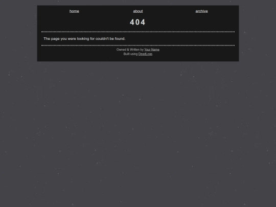 blog/404 screenshot