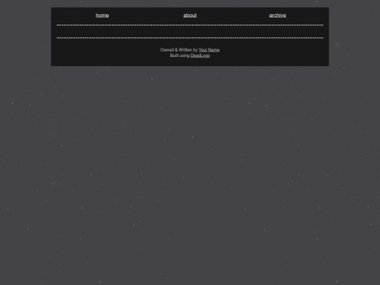 blog/post/template screenshot