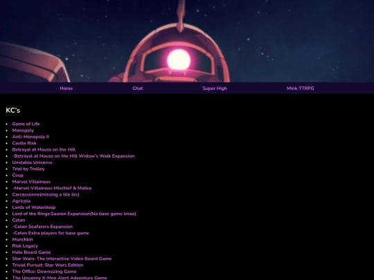 boardgames screenshot