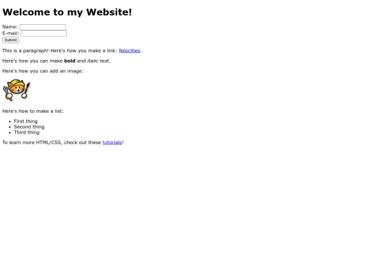 index screenshot