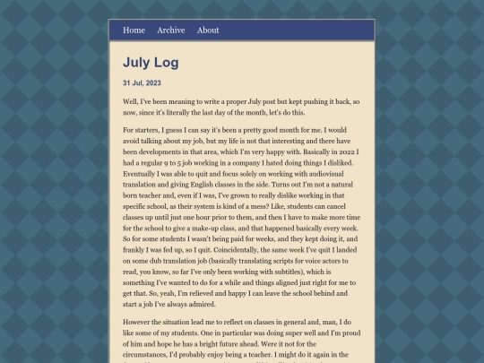 posts/2023-07-31-July-Log screenshot