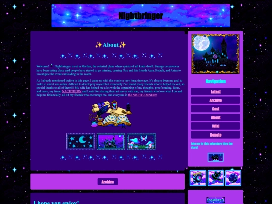 nightbringer/about screenshot