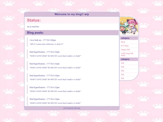 blog screenshot
