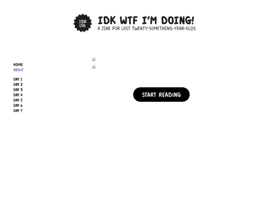 Pages/About screenshot