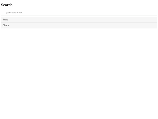 search screenshot