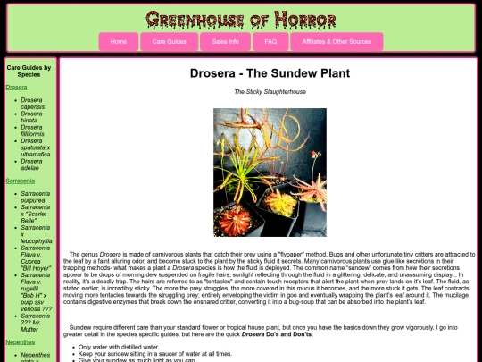 drosera screenshot