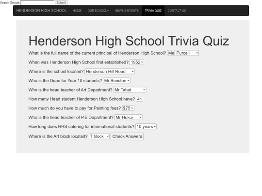 Trivia Quiz screenshot