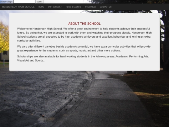 about+school screenshot