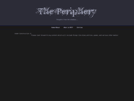 Entries screenshot