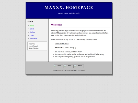 index screenshot