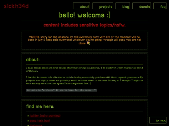 index screenshot