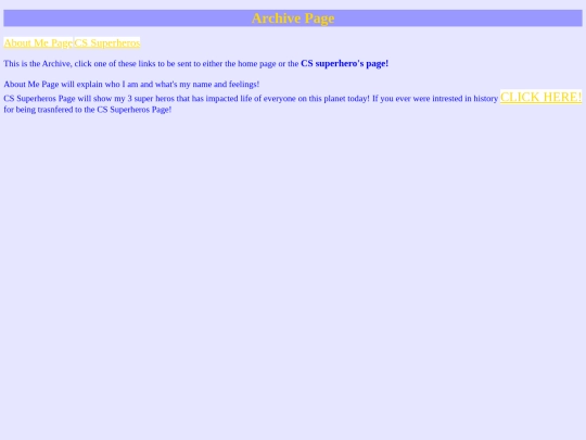 Archive screenshot
