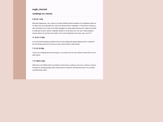 blog screenshot