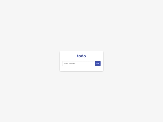 todo screenshot