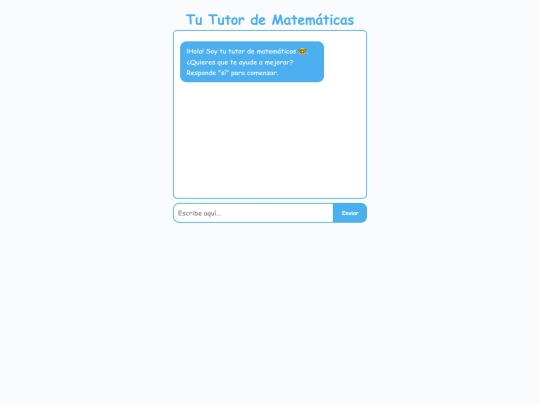chatbot screenshot