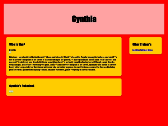 Cynthia screenshot