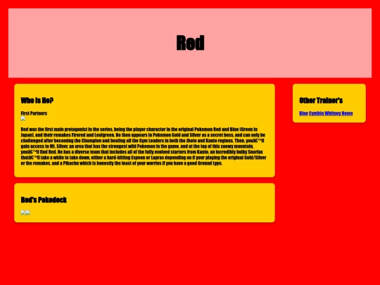 Red screenshot