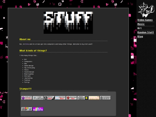 site/Random stuff/randomstuff screenshot