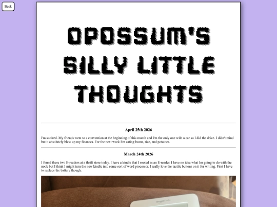 Pages/Blog screenshot