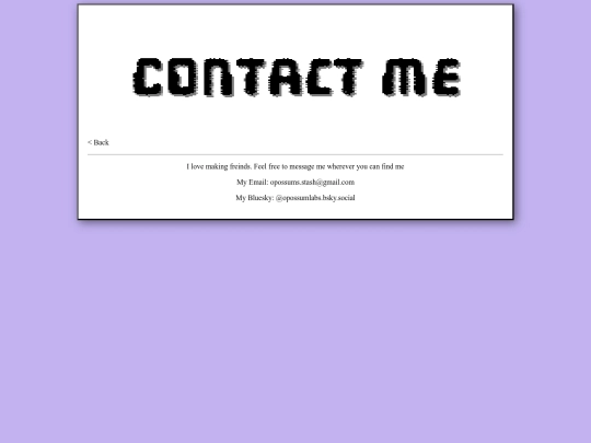 Pages/ContactMe screenshot