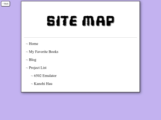 Pages/SiteMap screenshot