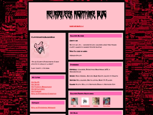 Blog screenshot