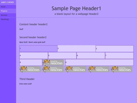 projects screenshot
