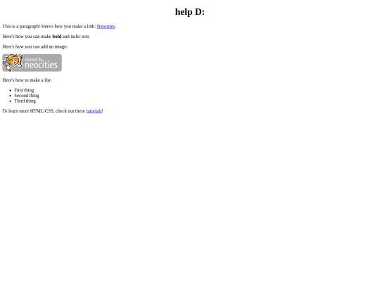 index screenshot