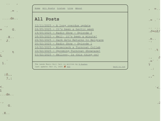 info/all_posts screenshot