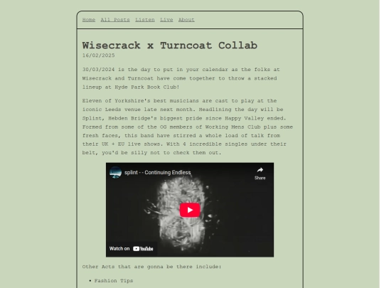 posts/Splintgig screenshot