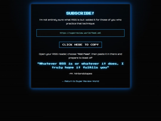 subscribe screenshot