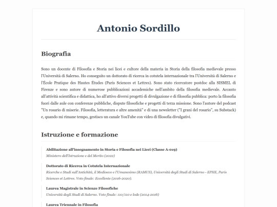 biografia screenshot