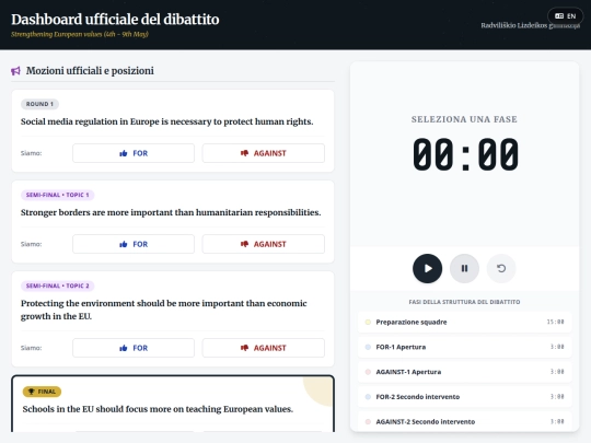 debatevilniustraining screenshot