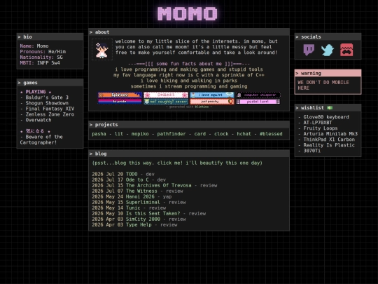 index screenshot