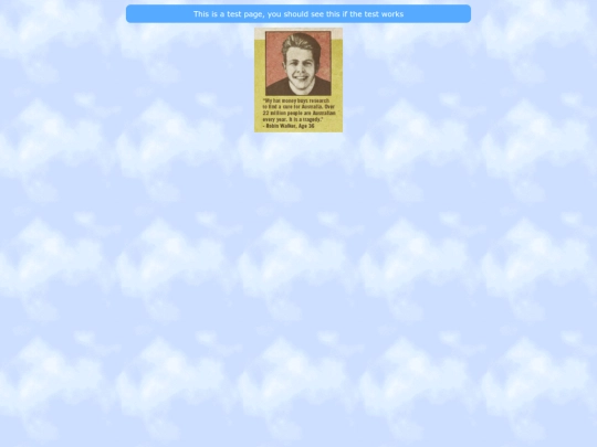 testsite screenshot