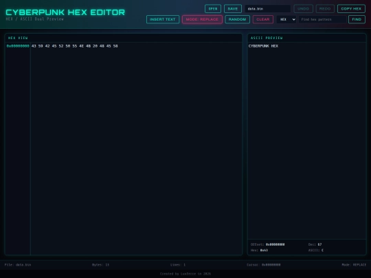 cyberhex screenshot