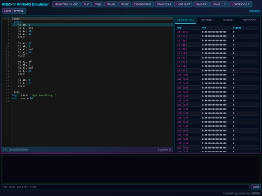 rvemu screenshot