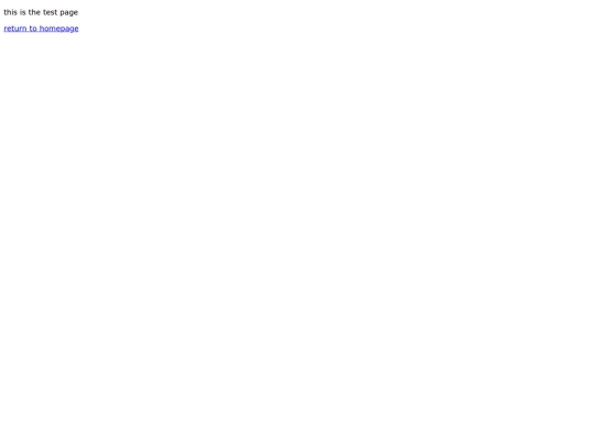 testpage screenshot