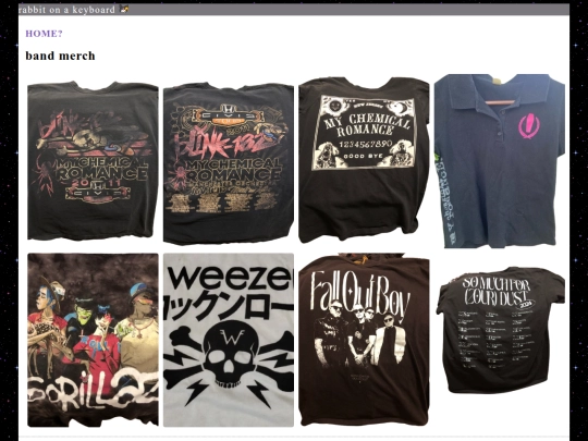 bandstuff screenshot
