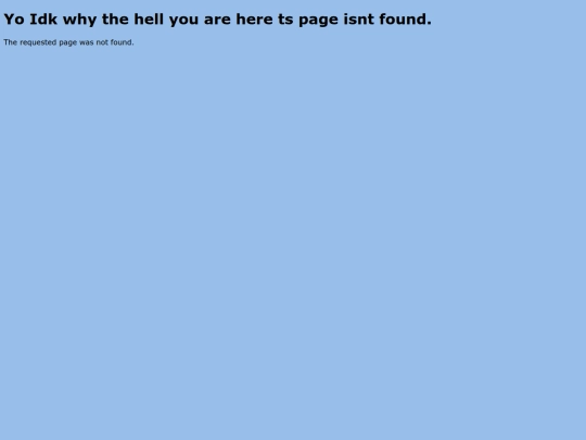 not_found screenshot