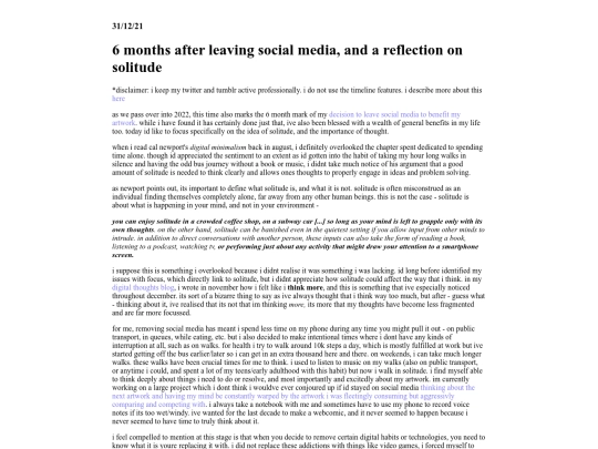 digital wellbeing/blogs/21 reflection screenshot