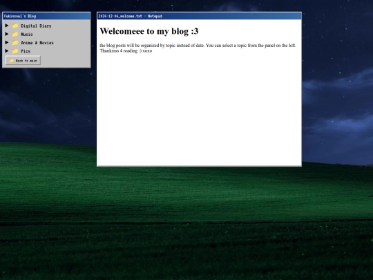 internetdiary screenshot