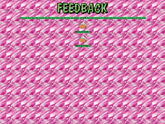 feedback screenshot