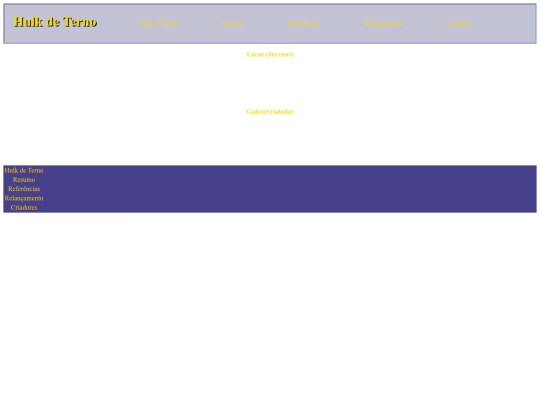 Trabalho de Web/Criadores screenshot