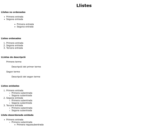 listas screenshot