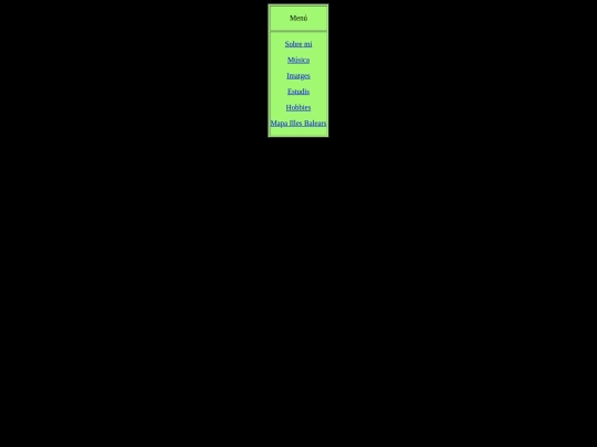menu screenshot