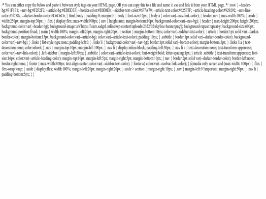 index screenshot