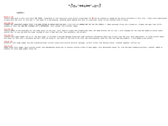 updates screenshot